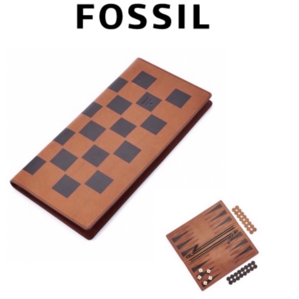 Fossil Leather Game Board